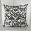 OC30 Ethnic gray organic cotton pillow cover