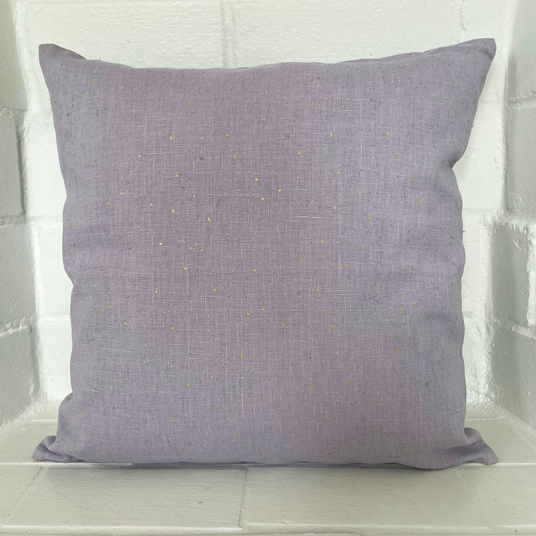 HMP9 Hemp/linen hand stamped pillow cover